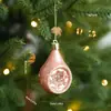Nuevo Juego de Bolas de Navidad Pintadas con Forma Navideña, Estrella para la Punta del Árbol, Adornos Colgantes para el Árbol de Navidad, Decoraciones de Navidad, Transfronterizo
