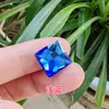 50 Piezas Strass Cuadrado de Punta Trasera en Ángulo Recto, Strass de Forma Irregular para Decoración de Fundas de Teléfono DIY, Ropa, Accesorios Súper Brillantes