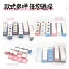 Sello de Seis Palabras para Teclado, Sello de Cuatro Palabras, Fabricación DIY Grabada Personalizada, Sello Fotosensible Creativo Mini Lindo para Planificador Diario