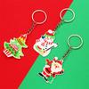 Lindo llavero de alce de Papá Noel transfronterizo, colgante decorativo navideño, regalo festivo