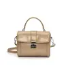 Bolso Pequeño Cuadrado de Alta Gama Cruzado Retro de un Solo Hombro 2025 Bolso Cruzado de Moda Versátil Bolso Pequeño Cuadrado de Verano Color Sólido