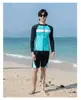 Traje de Neopreno Nuevo para Hombres y Mujeres, Traje de Snorkel Conservador de Manga Larga Dividido, Traje de Baño para Parejas, Traje de Surf, Traje de Baño