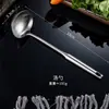 Conjunto de Espátulas de Aço Inoxidável 304, Espátula de Cozinha Integrada Resistente a Altas Temperaturas, Colher de Sopa Espessada para Uso Doméstico na Cozinha, Escumadeira, Colher de Arroz
