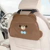 Bolsa de Armazenamento Dobrável para Encosto de Banco de Carro com Suporte para Celular de Tela Grande Suporte para Tablet iPad para Banco Traseiro de Carro