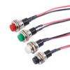 DS-314/316 apertura 10MM interruptor de pulsador pequeño sin retención reinicio automático pulsador de marcha momentánea con cable de terminal