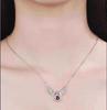 Collar de proyección de moda de celebridad de Internet para mujer, alas de ángel, cadena para clavícula, colgante, moderno, un ciervo, regalos para novia
