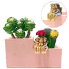 Oferta especial: Hada de Flores del Bosque Pastoral Resina Micro-Paisaje Planta Verde Bonsái Adorno para Decoración de Mueble de TV