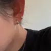 Brincos de Cruz, Brincos de Coração, Design de Nicho Feminino, Brincos Novos Únicos, Brincos, Brincos Personalizados e Exquisitos