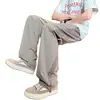 Pantalones Casuales de Secado Rápido con Bloques de Color Estilo Americano para Hombre, Verano 2026 Delgados para Exteriores Funcionales Holgados Versátiles Largos Modernos