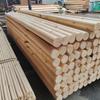 Pino Diámetro 8cm Madera Redonda Brazo de Valla de Madera Barra de Madera Anticorrosión Viga Cilíndrica Viga de Habitación Columna de Tronco Columna de Tienda