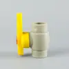 Válvula de Bola con Núcleo de Acero Pe Interruptor de Válvula PPR de 6 Puntos Válvula de Bola PPR de Flujo Grande Válvula de Bola de 4 Puntos Fabricante de Accesorios para Tuberías de Agua de Fusión en Caliente