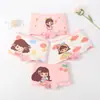 Atacado Transfronteiriço Roupa Íntima Infantil Calcinhas para Meninas Verão Fina Algodão Puro Roupa Íntima Feminina Respirável Boxer Briefs Crianças Médias e Grandes