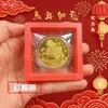 2026 Moneda Conmemorativa Sólida Caballo del Zodiaco Relieve Tridimensional Medalla Conmemorativa Souvenir Cinco Bendiciones Buen Comienzo para Negocios