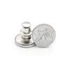 Artefacto ajustador de cintura botón sin clavos 17mm Pantalones de mezclilla cintura Gran Cambio Pequeño desmontable ajustable sin costuras botón de metal