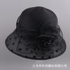 Nuevo Sombrero de Pescador de Flor de Organza para Mujer Verano a Prueba de Rayos UV Parasol Sombrero de Cubo Protección Solar para Exteriores Sombrero Fresco para Madre