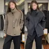 Chaqueta casual de otoño para hombre, nueva, holgada, cómoda, a la moda, moderna, versátil, simple, de alta gama, color liso, estilo japonés