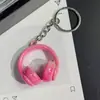 Llavero de Auriculares 3D Ins Simple Dulce Genial Colgante Exquisito Estilo Minimalista Creativo Accesorio para Mochila Mejor Amigo Regalo