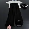 Pantalones deportivos casuales con patrón ondulado Cleanfit para hombre, estilo de verano fino, pantalones de pana holgados con un diseño de pierna ancha que cae con fluidez