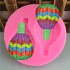 Molde de Silicona DIY Nuevo Globo Aerostático Doble Caliente Molde para Dulces y Pasteles Decorativos Hecho a Mano Herramientas Molde para Chocolate