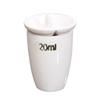 Crisol Volátil de Cerámica Tangshan Resistente a Altas Temperaturas Crisol Volátil de Análisis Crisol Volátil 20ml/25ml/30ml