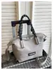 Versão Coreana Ins Nova de Alto Valor Nicho Cor Sólida Estilo Harajuku Casual Simples Bolsa de Mão para Mulheres Leve Grande Capacidade Transversal