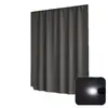 Cortinas Blackout Sin Taladro, Cinta Mágica para Dormitorio, Tela Blackout de Doble Capa, Cortinas de Protección Solar y Aislamiento Térmico Simples de Venta Caliente Transfronteriza