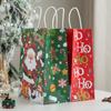 Bolsa de Navidad, bolsa de papel kraft, bolsa de regalo, bolsa de regalo de manzana roja de Papá Noel, bolsa de embalaje de regalo, venta al por mayor transfronteriza
