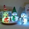 Boneco de Neve Luminoso de Natal Presente para Crianças Véspera de Natal Flash Arroz Luz Noturna Colorida Decoração de Presente Pequeno Atacado