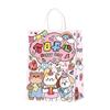 Bolso de mano con dibujos animados para el Día del Niño, escuela primaria, jardín de infantes, personalizado, para cumpleaños, juguetes, bocadillos, bolsa de regalo de papel Kraft