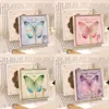 Marcador de metal de mariposa, marcador de pintura al óleo vintage, estilo chino clásico, recuerdo cultural y creativo exquisito de alta gama, se puede grabar