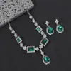 Pendientes y Collar de Borla de Perlas y Pedrería Estilo Europeo y Americano, Cadena para Clavícula de Gama Alta Nicho, Joyería de Declaración de Moda Única y Exagerada