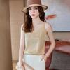 2025 Nueva Camisola de Verano para Mujer Camisa Profesional para Fondo Elegante Slim Ropa Formal Slim Top de Cuello en V Delgado