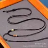 Cordón para Colgante Hecho a Mano de Cuerda Fina Estilo Calabaza, Correa para el Cuello Ajustable para Joyería de Jade Hetian, Oro y Piedras Preciosas
