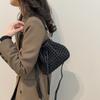 Bolsa tecida portátil versátil de alta qualidade para mulheres, nova bolsa balde moderna de celebridade da internet, bolsa de ombro mensageiro tipo cesta de vegetais