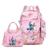 Nueva Mochila Estudiante Stitch para la Temporada de Regreso a Clases Ligera y que Reduce la Carga Gran Capacidad para Grados 1-6 Niños y Niñas Bolso de Hombro