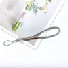 Cordão Curto para Celular, Cordão de Couro PU de Alta Qualidade, Pingente de Chaveiro, Pulseira de Pulso Unissex