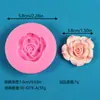 Moldes de Silicona para Jabón Hecho a Mano con Forma de Múltiples Flores de Rosa, Jabón, Vela, Aromaterapia, Yeso, Resina, Adornos para Fundición, Silicona Líquida