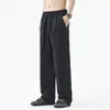Pantalones de Trabajo de Algodón Puro Emperor Paul para Hombre, Verano Rectos Sueltos Transpirables Versátiles Casuales, Ligeros y Transpirables