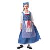 Fantasia Cosplay de Empregada de Mansão Francesa para Crianças no Halloween Vestido Longo de Empregada Medieval Pastoral Fantasia Familiar Doce