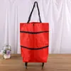 Bolsa de Tela Oxford en Stock, Bolsa Plegable de Cinco Compartimentos, Bolsa de Compras Multifuncional Impermeable con Cremallera, Bolsa de Almacenamiento Portátil Ecológica