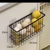 Estante de Almacenamiento Magnético para Refrigerador Almacenamiento Lateral Montado en Pared sin Perforaciones Bolsas de Film Transparente Toallas de Papel Condimentos Almacenamiento Multifuncional