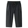 Pantalones cortos, pantalones deportivos, ropa de hombre de talla grande moderna, pantalones deportivos casuales holgados transpirables ultradelgados para hombre, talla grande