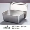 Caja de Condimentos de Acero Inoxidable con Tapa Sellada Caja de Almacenamiento de Especias para Cocina Caja de Condimentos para Restaurante Caja de Ingredientes en Polvo para Hielo
