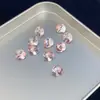 Wuzhou piedra preciosa artificial redonda corte Taiji circón coloreado diamante suelto accesorios para ropa arte de uñas pendientes de diamante DIY