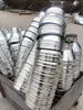 Flange do Ventilador, Tubo de Ferro Galvanizado, Conectores Grande e Pequeno, Redutor para Coifa, Adaptador de Mangueira de Exaustão, Boca de Sino Galvanizada