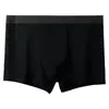 Ropa interior para hombre de algodón puro hecha a medida, calzoncillos tipo bóxer de color liso cómodos y transpirables para verano, calzoncillos deportivos de algodón de talla grande de cuatro puntas