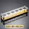 Suporte de Copo Shot de Acrílico Barra KTV Plástico Buraco Redondo Buraco Quadrado Suporte para Bebida Alcoólica Suporte para Copo Shot de 16ml Vinho Estrangeiro Puro
