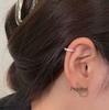 Brincos de piercing de orelha sem dormir, brincos de zircônia de alta qualidade, brincos de osso de orelha, fivela de orelha, brincos de temperamento simples para mulheres