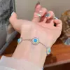 Moda Retro Simple Exquisito Fresco Temperamento Versátil Pulsera de Margarita Cepillada Lujo Ligero Joyería de Nicho de Gama Alta