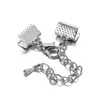 Acessórios para Joias DIY Feitos à Mão Conector Fecho Lagosta Corrente Extensora Corrente de Cauda Clipe Final de Cordão Gota D'água Pequena Braçadeira de Cordão